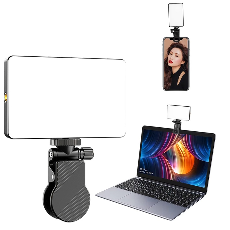 Laptop Accessories Light - Selfie Light Mini Portable LED Clip-On