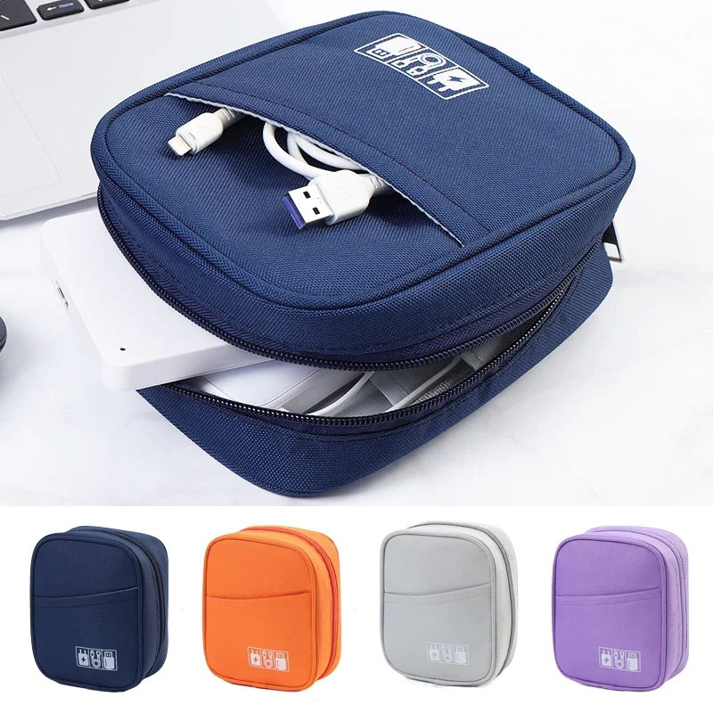 Cable Management Bag - New Travel Data Cable Organizer Bag