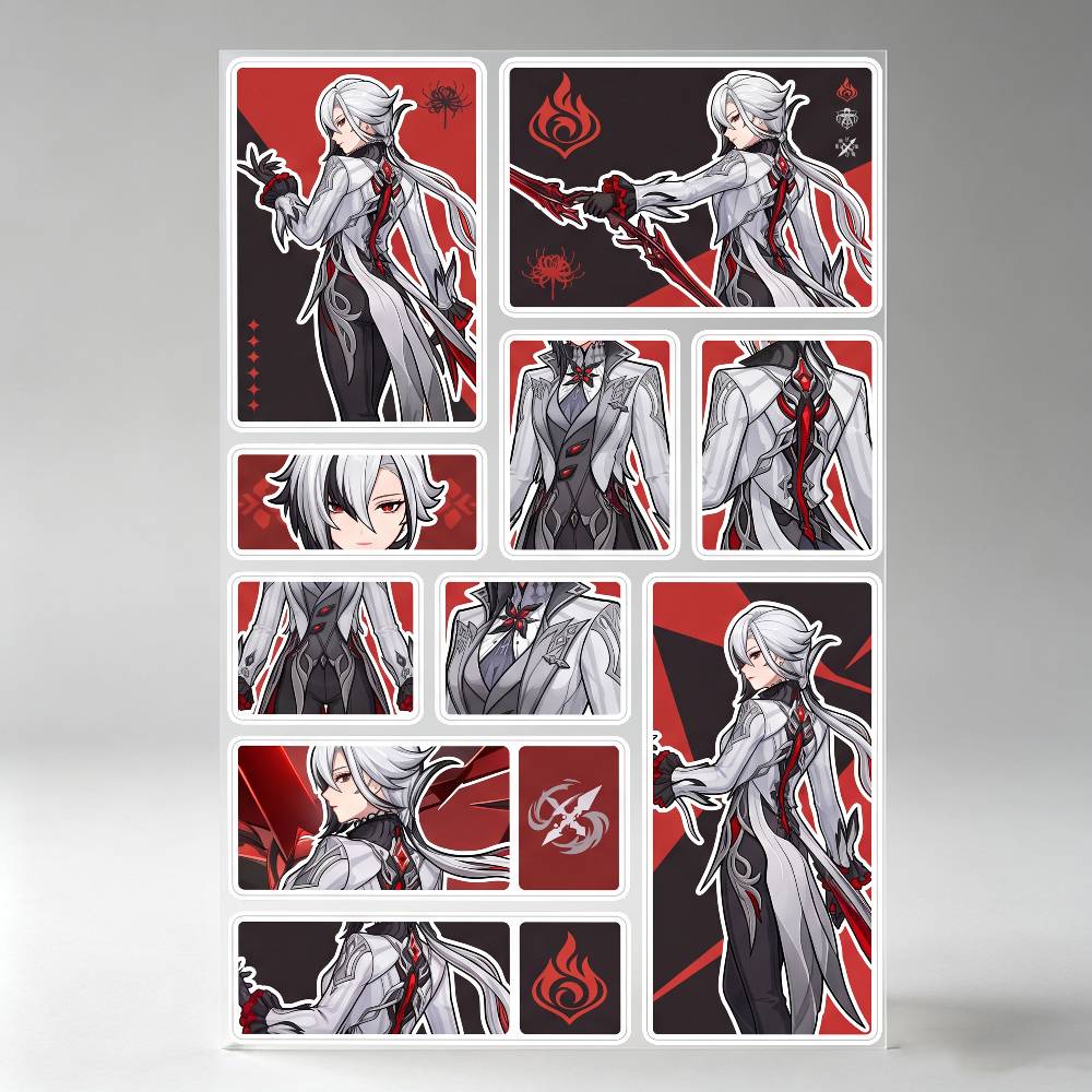 Laptop Accessories Ideas - Genshin Impact Arlecchino Stickers Auto Body
