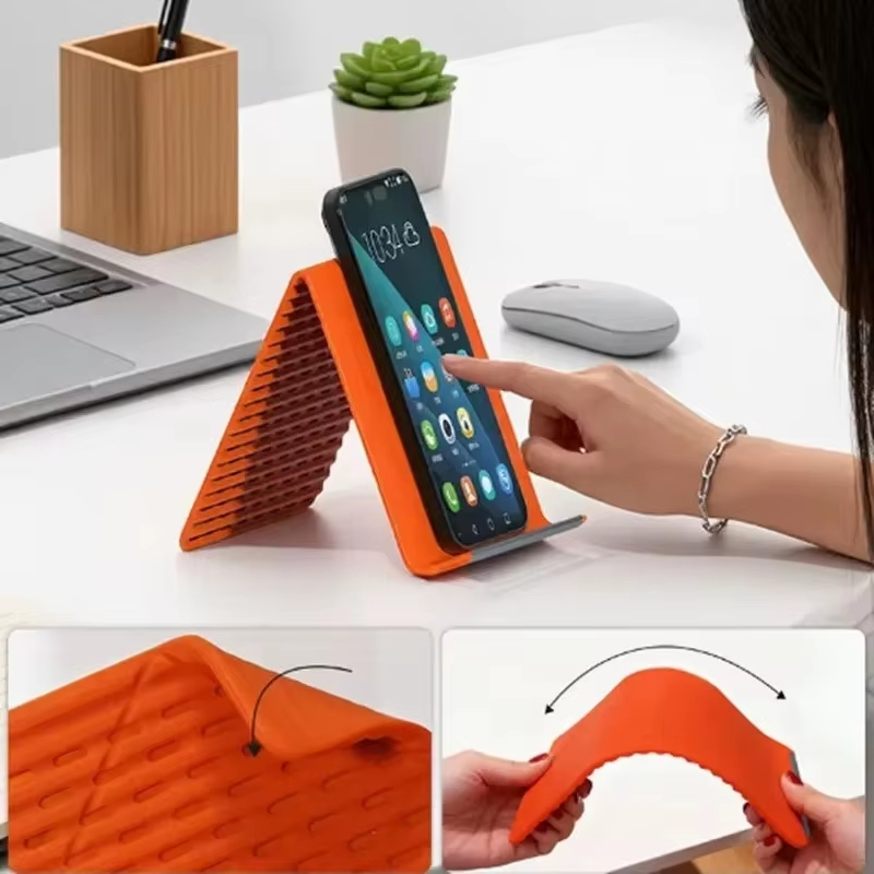 Laptop Stand Portable - Adjustable Multi-Angle Flexible Foldable Silicone Phone