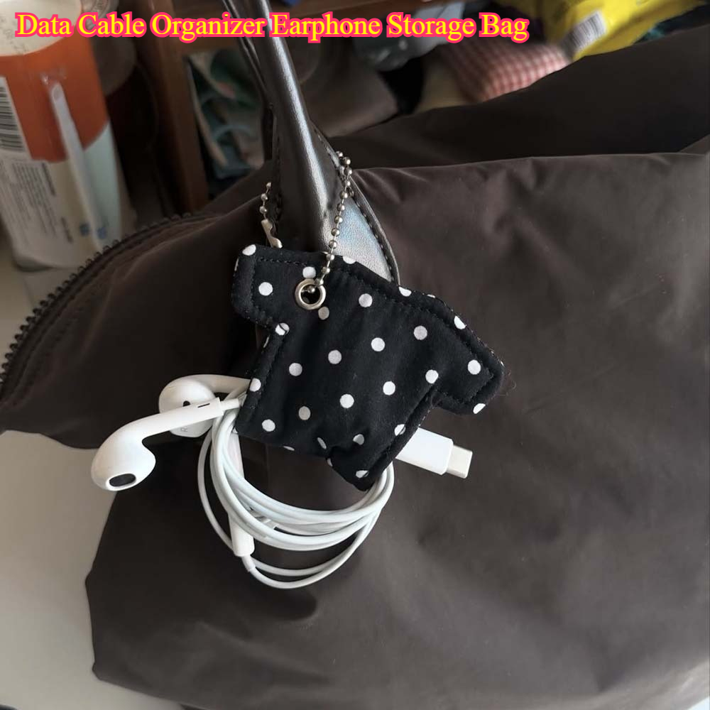 Cable Management Bag - Data Cable Organizer Earphone Storage Bag