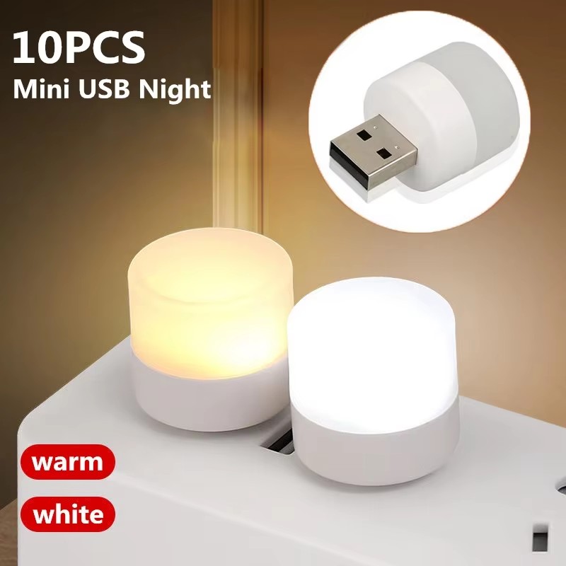 Laptop Accessories Light - 1/10Pcs Mini USB Night Light Warm