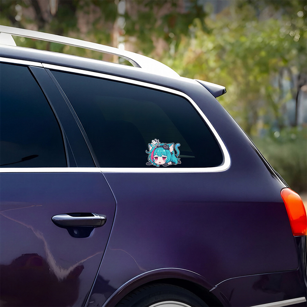 Anime Girl Car Stickers Nevern - đánh giá và giá Laptop Accessories Light