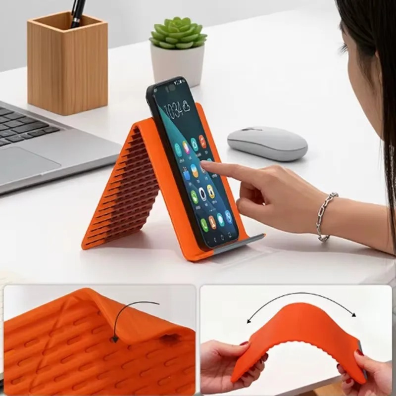 Flexible Foldable Silicone Pho - đánh giá và giá Laptop Stand Portable