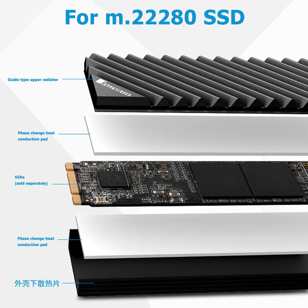 Jonsbo M2 2280 SSD Aluminum He - đánh giá và giá External Nvme Ssd