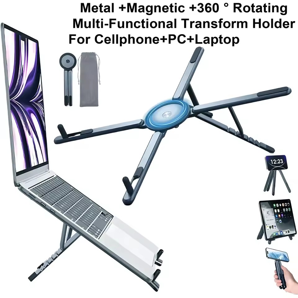 3 in 1 Foldable Magnetic Phone - đánh giá và giá Laptop Stand Portable