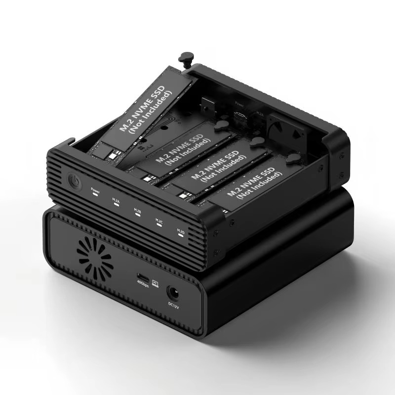 Aluminum M2 4-Bay USB4 Externa - đánh giá và giá External Nvme Ssd