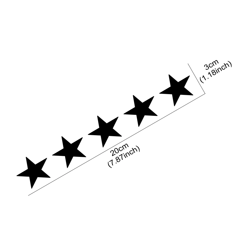 20x3cm 5 Star Wanted Car Stick - đánh giá và giá Laptop Accessories Ideas