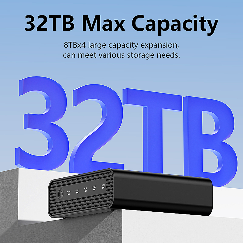 Aluminum M2 4-Bay USB4 Externa - đánh giá và giá External Nvme Ssd