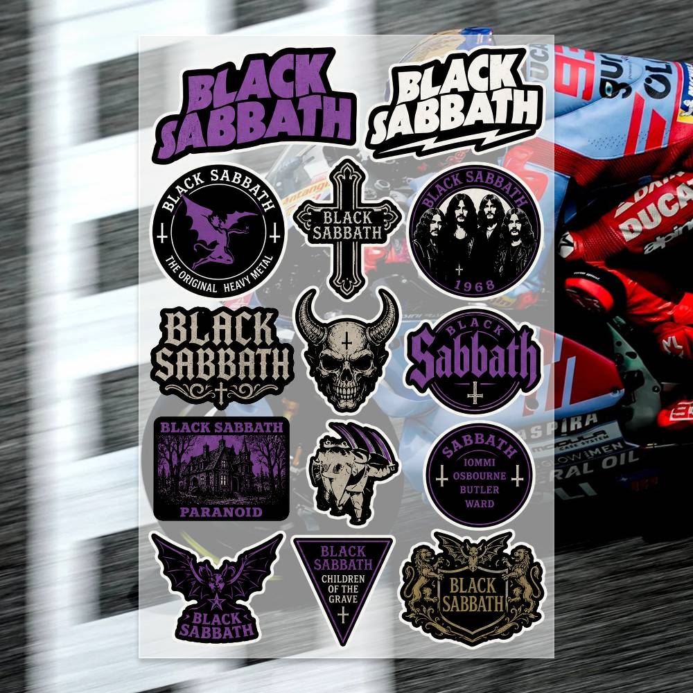B-LACK S-ABBATH Stickers Moto  - đánh giá và giá Laptop Accessories Ideas