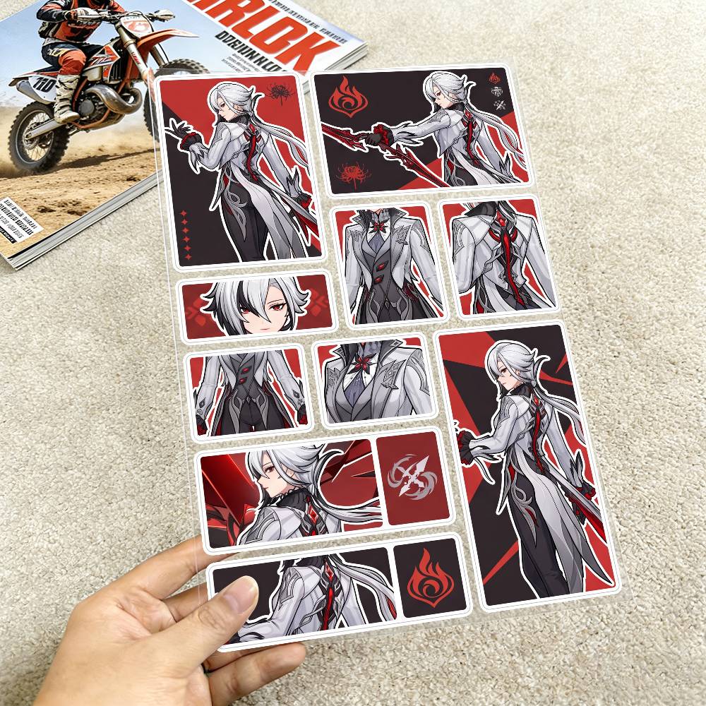 Genshin Impact Arlecchino Stic - đánh giá và giá Laptop Accessories Ideas