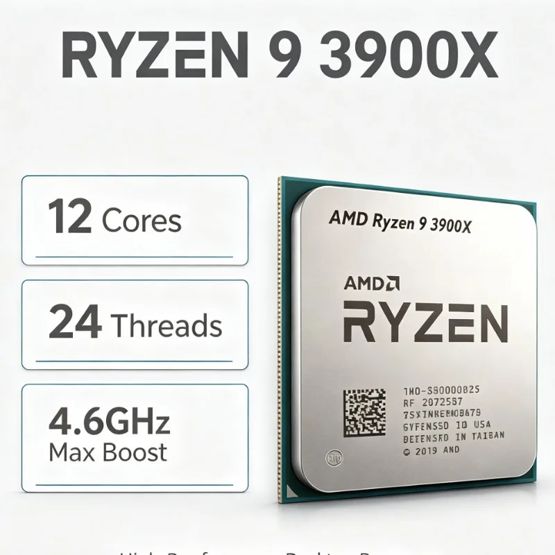 AMD CPU Ryzen 9 3900X Processo - đánh giá và giá Amd Cpu Ryzen 9
