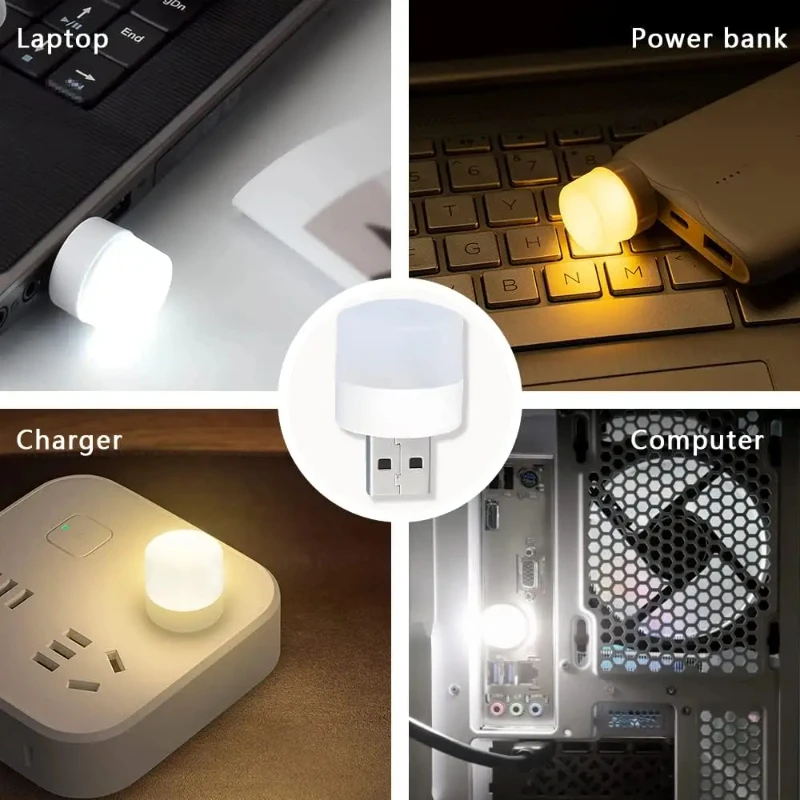 Mini USB Night Light Warm Whit - đánh giá và giá Laptop Accessories Light