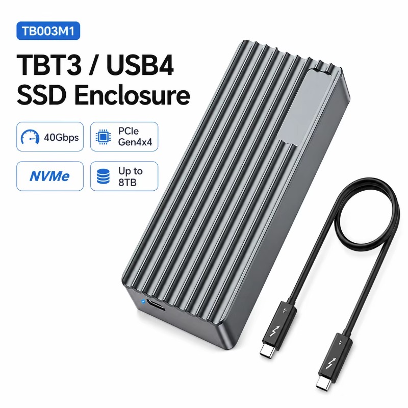 TBT3/USB4 M.2 NVMe SSD Enclosu - đánh giá và giá External Nvme Ssd