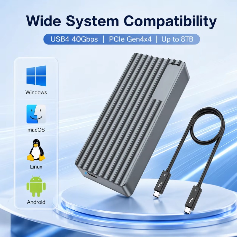 TBT3/USB4 M.2 NVMe SSD Enclosu - đánh giá và giá External Nvme Ssd