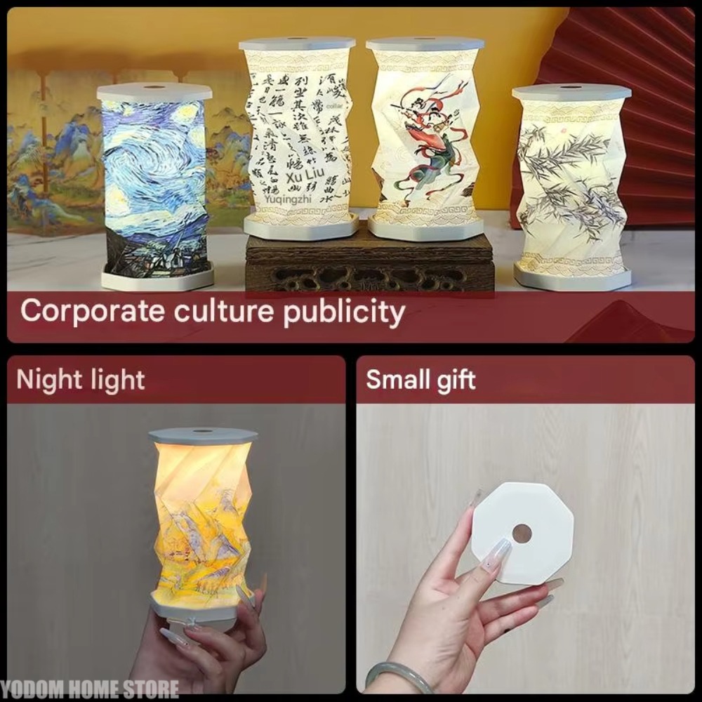 Paper Rotating Night Light Cre - đánh giá và giá Laptop Accessories Light