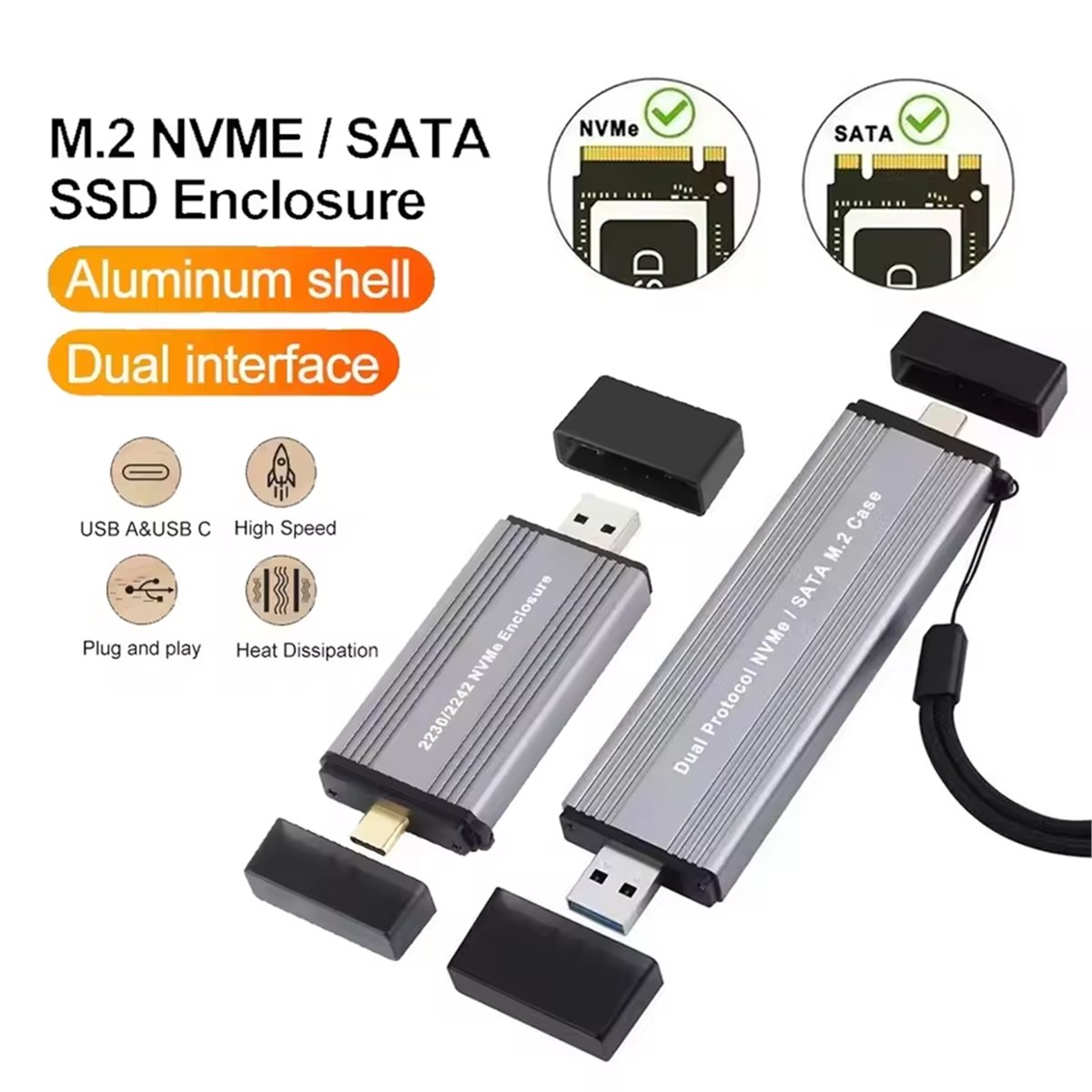 Promotion Dual Protocols M.2 N - đánh giá và giá External Nvme Ssd