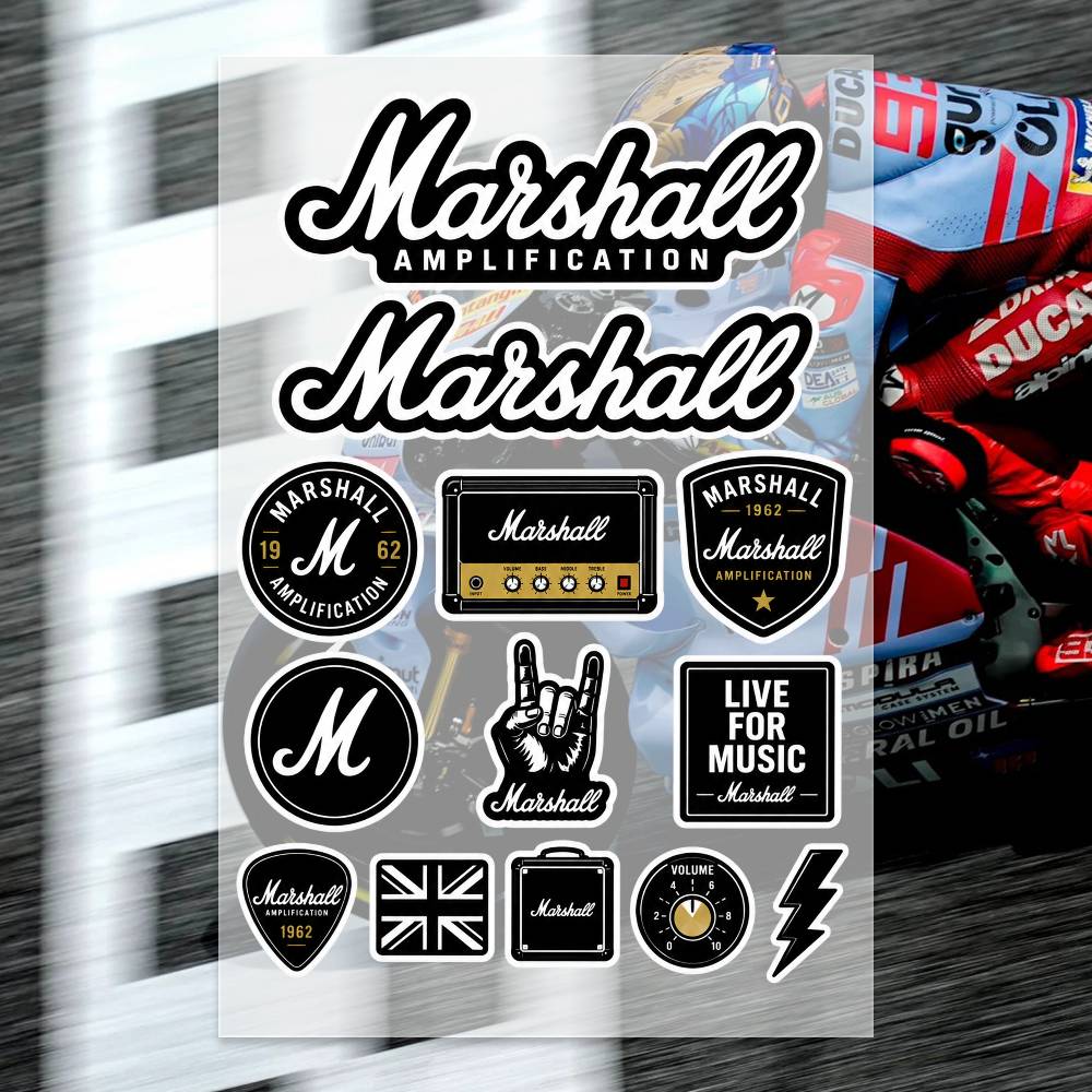 M-arshall Stickers Moto Sticke - đánh giá và giá Laptop Accessories Ideas