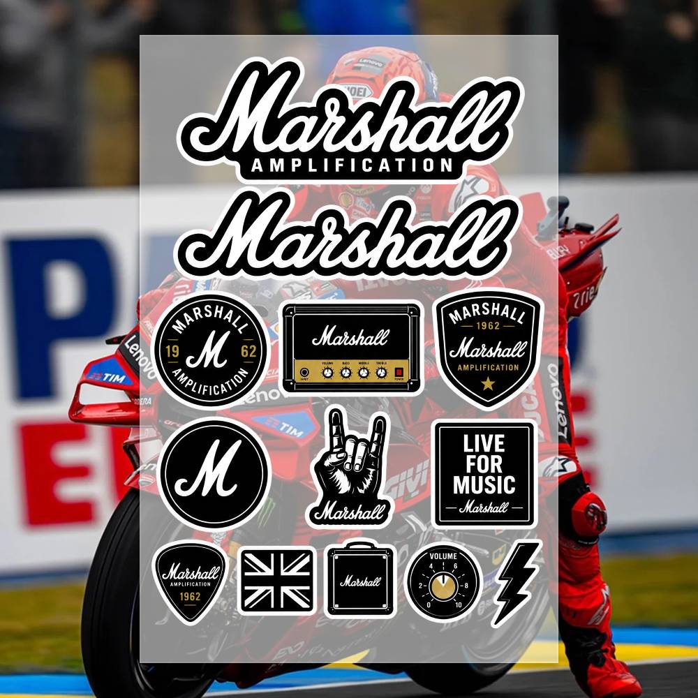 M-arshall Stickers Moto Sticke - đánh giá và giá Laptop Accessories Ideas