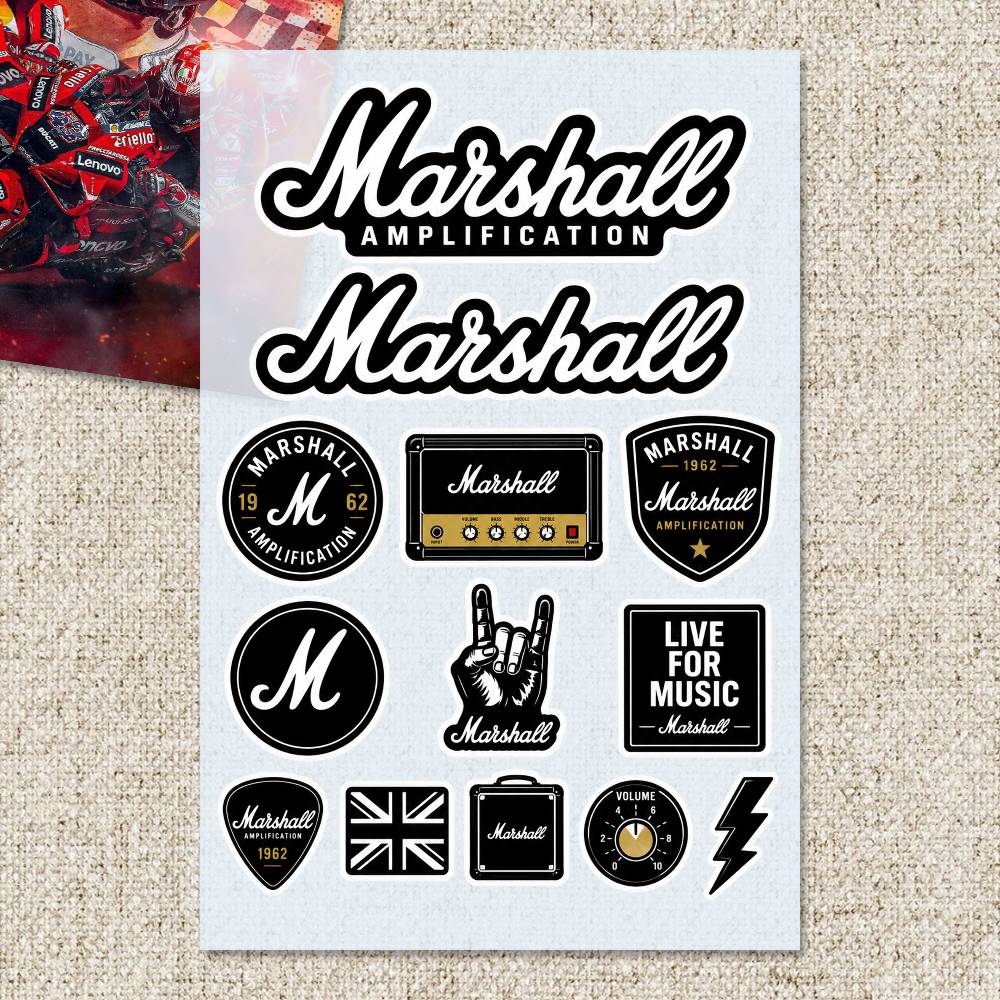 M-arshall Stickers Moto Sticke - đánh giá và giá Laptop Accessories Ideas